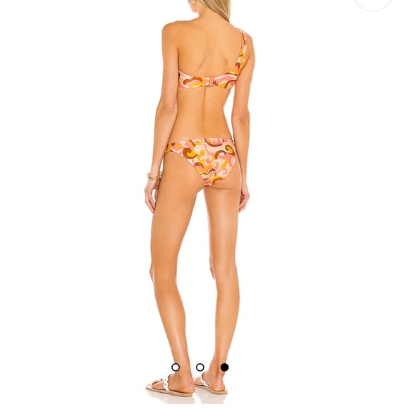 NWT Zimmerman Mae tie shoulder bikini set in swirl sz 2 (6-8) - Picture 5 of 11